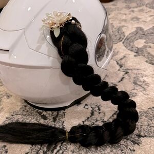 Helmet Hair Braids - Street Bike Motorcycle Fashion Female Rider Harley Davidson